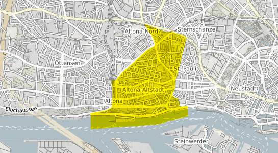 Immobilienpreisekarte Hamburg Altona Altstadt